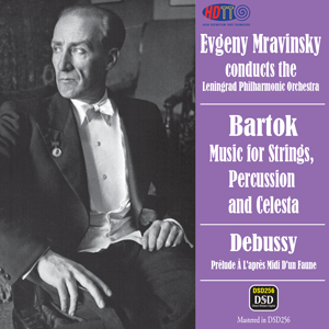 Bartok Music for Strings, Percussion and Celesta - Debussy - Prelude to the Afternoon of a Faun - Mravinsky Leningrad Philharmonic Orchestra