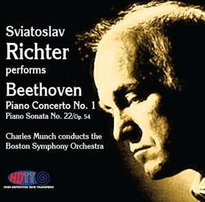 Sviatoslav Richter Performs Beethoven Piano Concerto No. 1 & Piano Sonata No. 22, Op. 54 - Charles Munch Conducts the Boston Symphony Orchestra