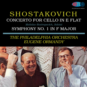 Shostakovitch Cello Concerto and Symphony No. 1 Rostropovich,cello  Ormandy Philadelphia Orchestra