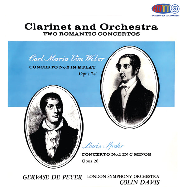 Weber & Spohr Clarinet Concertos - Gervase de Peyer - Colin Davis LSO