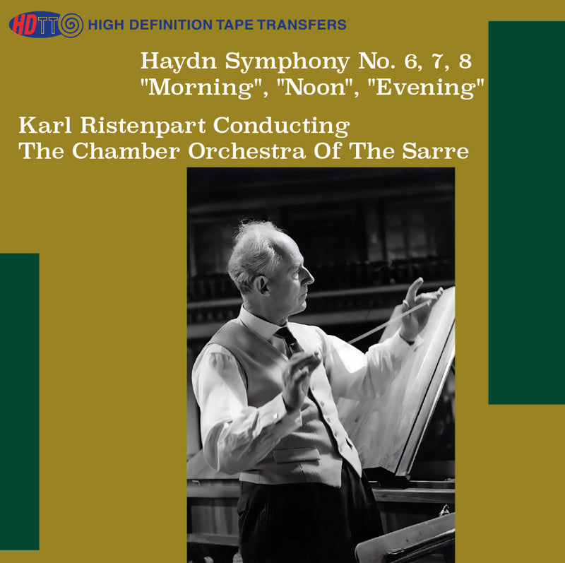 Haydn Symphonies 6, 7 & 8 -  Karl Ristenpart - The Chamber Orchestra Of The Sarre