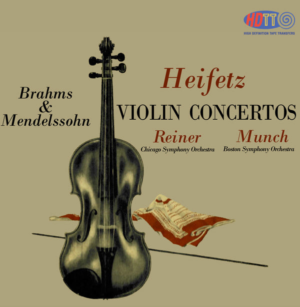 Mendelssohn & Brahms Violin Concerto - Jascha Heifetz