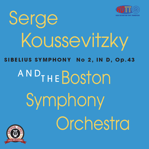 Sibelius Symphony No. 2 - Koussevitzky Boston Symphony Orchestra