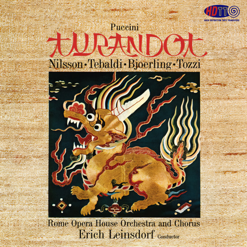 Puccini Turandot - Nilsson • Tebaldi • Björling • Tozzi - Leinsdorf Rome Opera Orchestra and Chorus