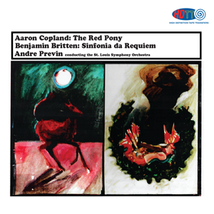 André Previn Conducting Copland The Red Pony - Britten Sinfonia Da Requiem  The St. Louis Symphony