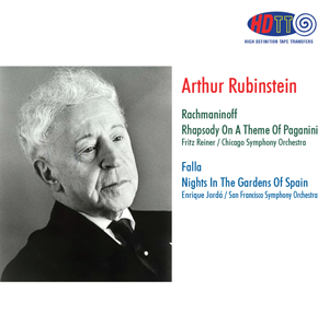 Rachmaninoff Rhapsody On A Theme Of Paganini - De Falla Nights In The Gardens Of Spain - Rubinstein Piano