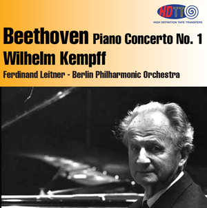 Beethoven Piano Concerto No. 1 - Wilhelm Kempff, piano - Ferdinand Leitner - Berlin Philharmonic Orchestra