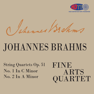 Brahms Opus 51 Quartet In C Minor - Quartet In A Minor The Fine Arts Quartet