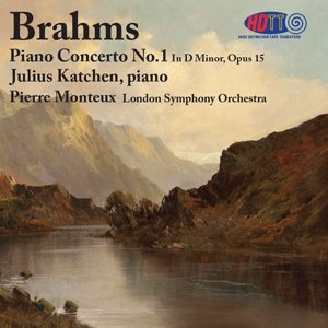 Brahms Piano Concerto No. 1 in D minor, Op. 15 - Katchen piano -  Monteux conducts the London Symphony Orchestra
