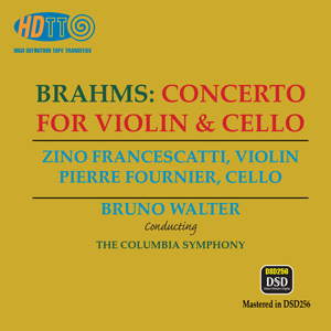 Brahms Concerto for Violin & Cello - Zino Francescatti,violin - Pierre Fournier,cello - Bruno Walter conducting The Columbia Symphony Orchestra