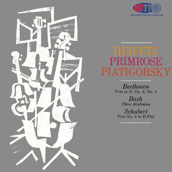 Heifetz, Primrose & Piatigorsky play Beethoven, Schubert & Bach