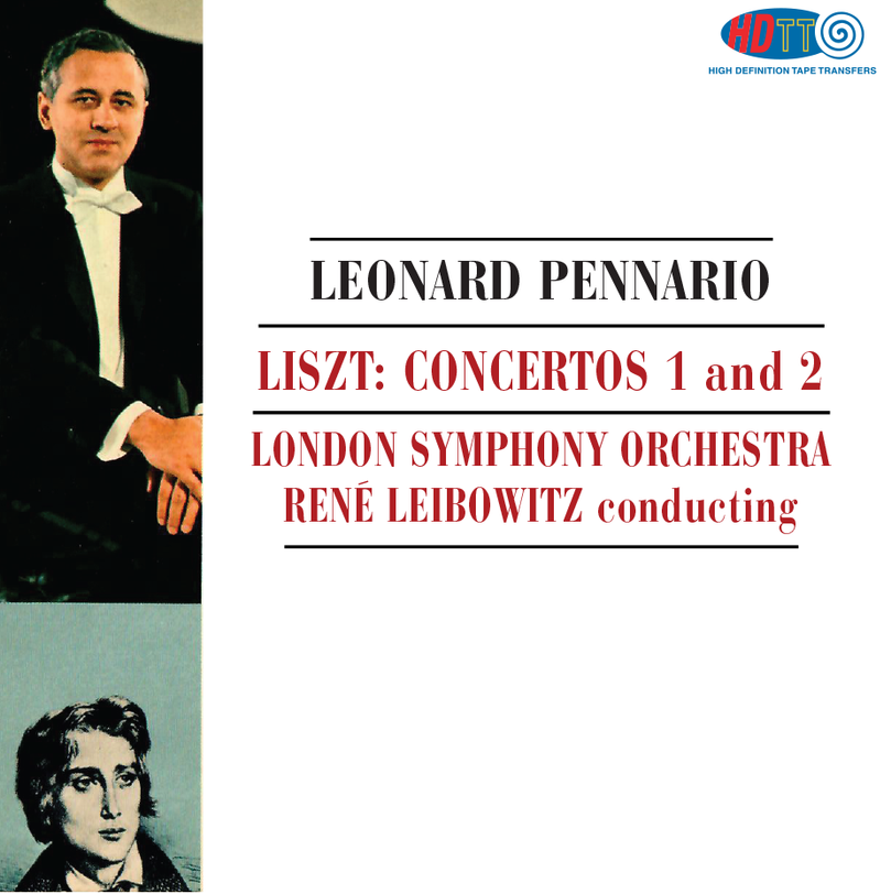Liszt Piano Concertos 1 & 2 - Leonard Pennario, piano - Leibowitz LSO