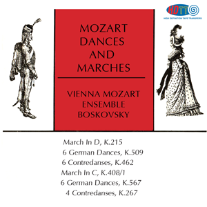 Mozart Dances and Marches - Vienna Mozart Ensemble - Willi Boskovsky Vol II