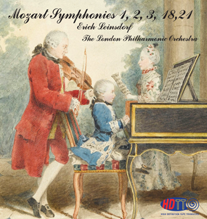 Mozart Symphonies No. 1-3 and 18 & 21 - The London Philharmonic Orchestra Conducted By Erich Leinsdorf