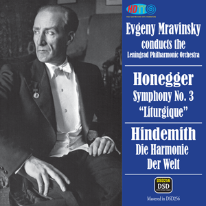 Honegger Symphony No. 3 - Hindemith Die Harmonie Der Welt  -  Mravinsky Leningrad Philharmonic Orchestra