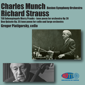 Richard Strauss music conducted by Charles Munch