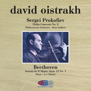 Prokofiev Violin Concerto No 2 - Beethoven Sonata In D Major, Opus 12 No. 1 - David Oistrakh