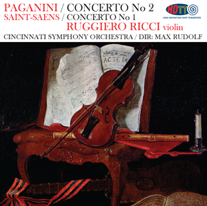 Paganini Concerto No. 2 - Saint-Saëns Concerto No. 1 - Ruggiero Ricci, violin - Max Rudolf