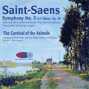 Symphonie n°3 de Saint Saens en do mineur, op. 78 La Symphonie de l'Utah sous la direction d'Abravanel - Carnaval des Animaux Orchestre de l'Opéra national de Vienne sous la direction de Scherchen