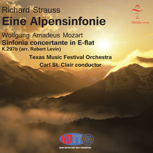 Strauss Alpine Symphony &amp; Mozart Sinfonia concertante - Texas Music Festival Orchestra, chef d'orchestre Carl St. Clair