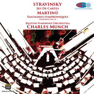 Stravinsky Jeu De Cartes - Martinu Symphony No. 6 - Charles Munch Boston Sym Orch