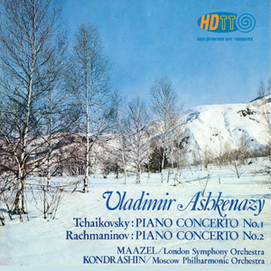 Tchaikovsky Piano Concerto No.1 - Rachmaninov Piano Concerto No.2 - Ashkenazy, piano - Maazel  London Symphony Orchestra - Kondrashin Moscow Philharmonic Orchestra