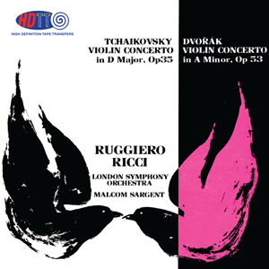 Tchaikovsky and Dvorak Violin Concertos - Ruggiero Ricci Violin - Conductor Sir Malcolm Sargent The London Symphony Orchestra