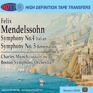 Mendelssohn Symphonies No 4 and 5 - Charles Munch - Boston Symphony Orchestra